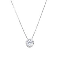 Collana Amen Donna Lady in Argento Zircone CLSOT60BB - CLSOT60BB